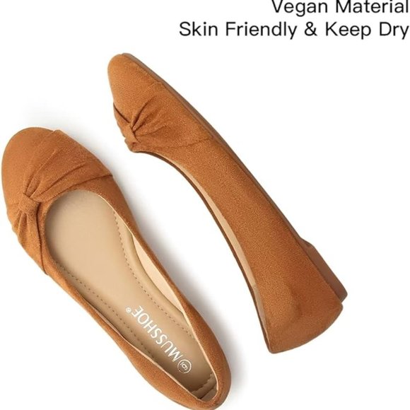 Musshoe Ballerina Flats Suede - Picture 4 of 6